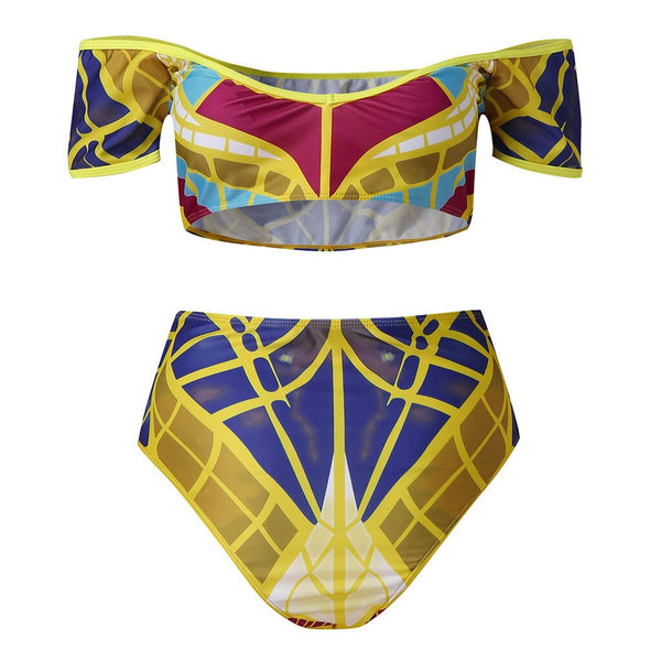 2 Piece Tribal Swimsuit