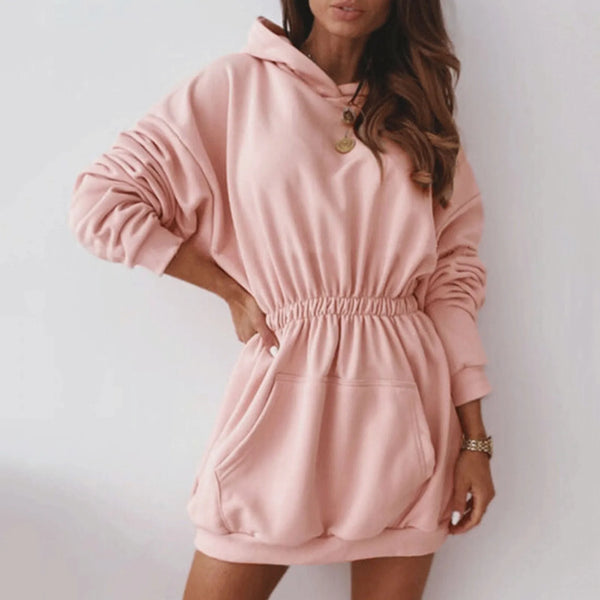 Casual Hooded Autumn Winter Dress