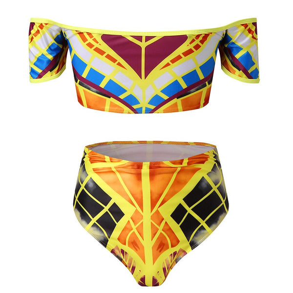 2 Piece Tribal Swimsuit