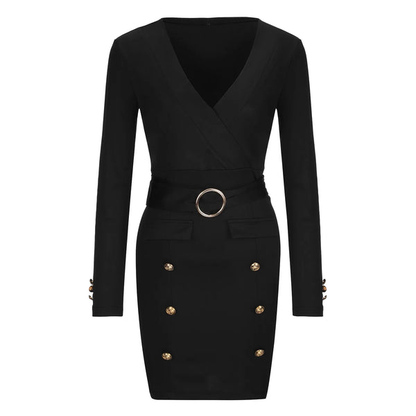 Blazers Slim Fit Belted Dress