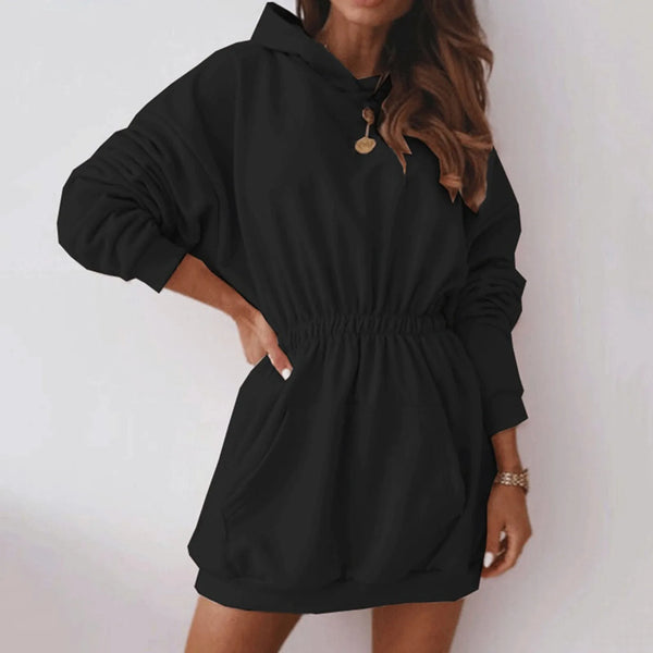 Casual Hooded Autumn Winter Dress