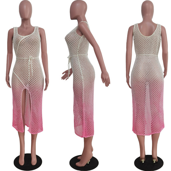 Beach Dress Ribbed Beach Dress