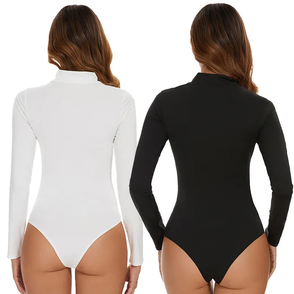 High Collar Shapewear Bodysuit