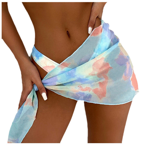 Tie-dye Print Bikini Swimwear