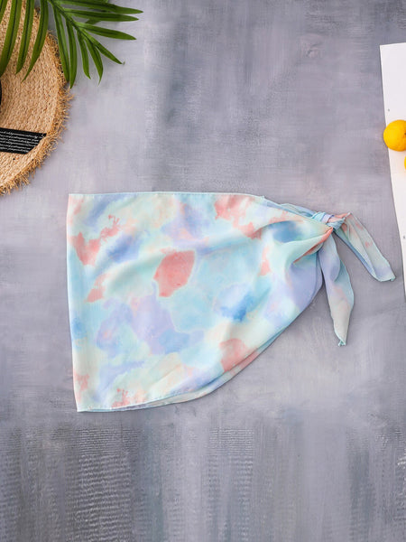 Tie-dye Print Bikini Swimwear