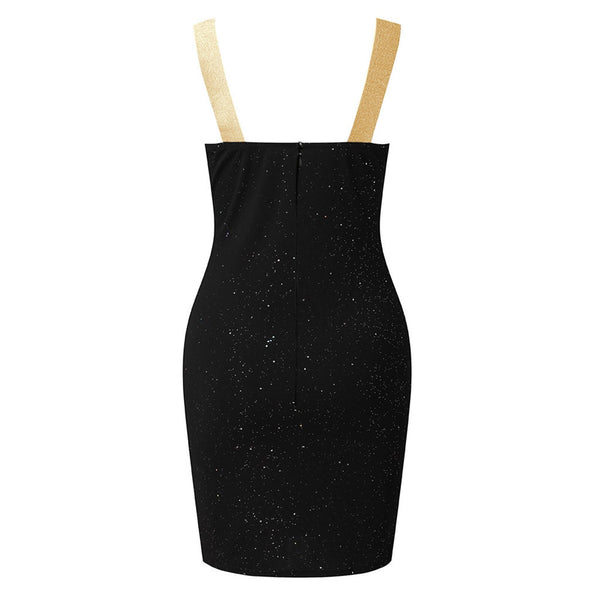 Spaghetti Glitter Strap Dress