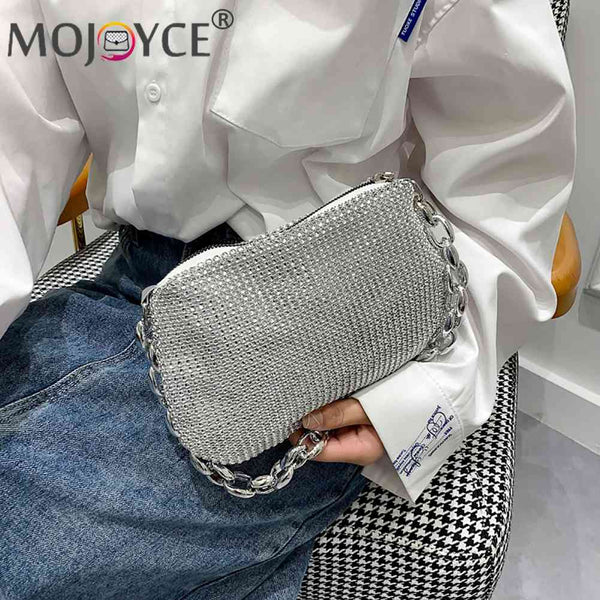 Rhinestone Evening Clutch Bag