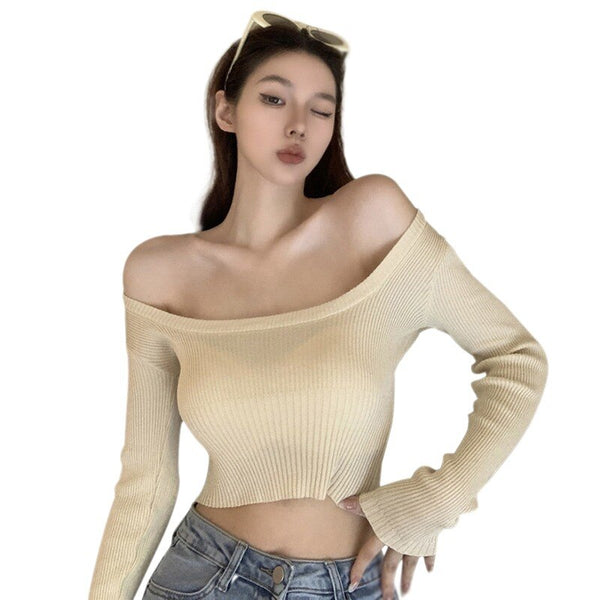 Slim Knitted Long Sleeve Sweater