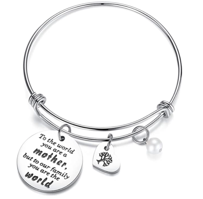 Inspirational Bangle for Mom