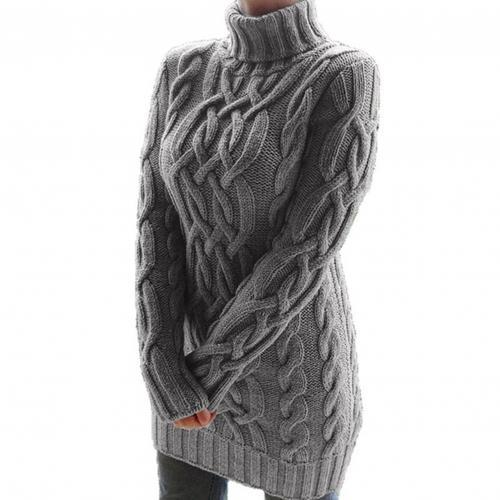 Turtleneck Twist Knitted Sweater