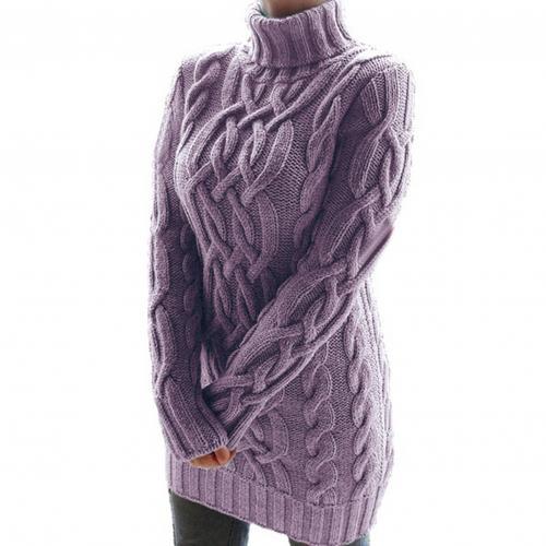 Turtleneck Twist Knitted Sweater