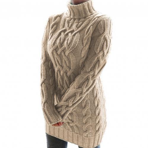 Turtleneck Twist Knitted Sweater