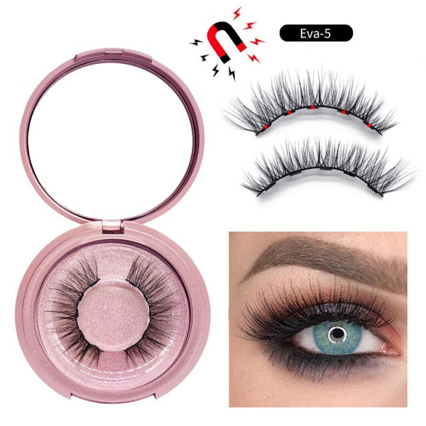 Magnetic Eyelashes and Liner Set 3d Faux Mink