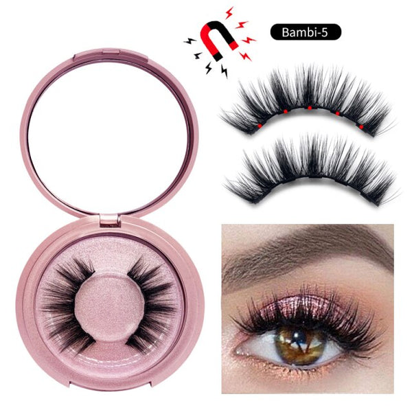 Magnetic Eyelashes and Liner Set 3d Faux Mink