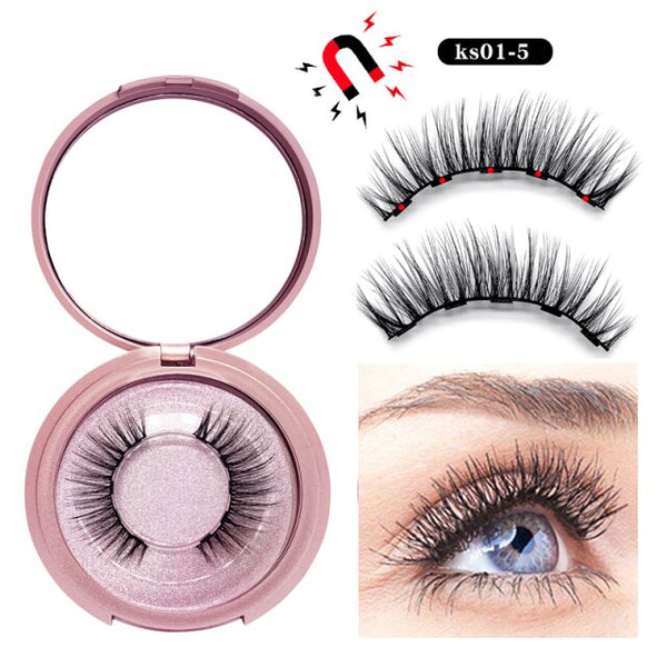 Magnetic Eyelashes and Liner Set 3d Faux Mink