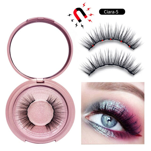 Magnetic Eyelashes and Liner Set 3d Faux Mink