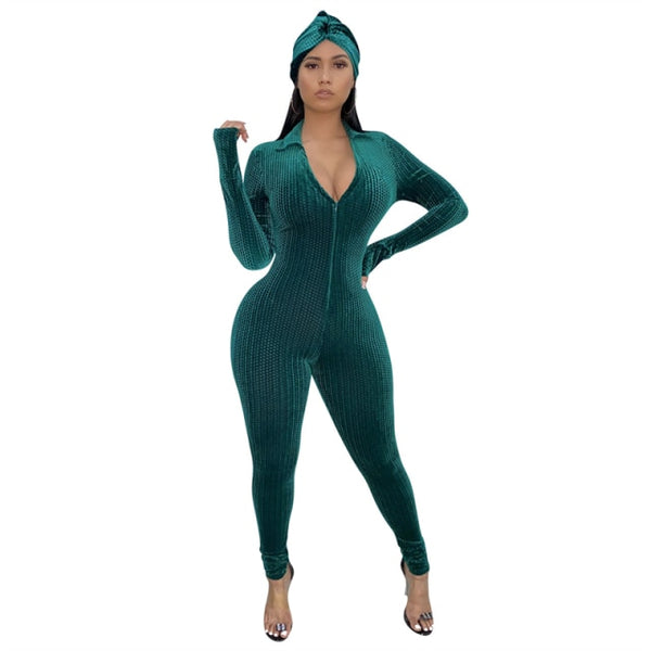 Velvet Jumpsuit