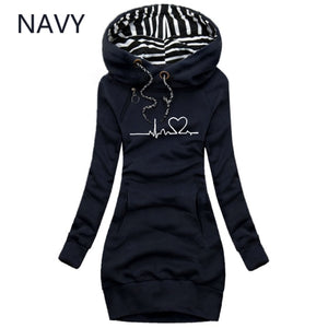 Long Sleeve Hoodie Dress