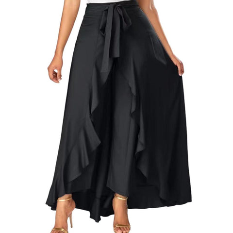 High Waist Layered Long Skirt