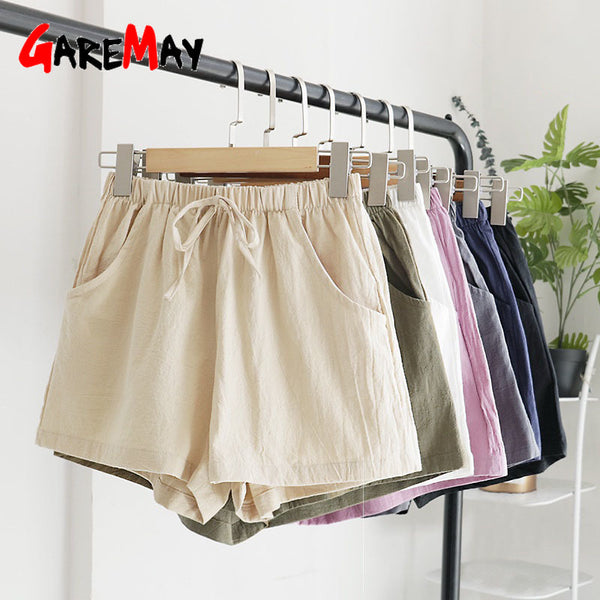 Cotton Linen Shorts