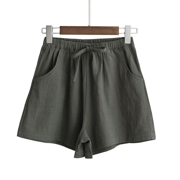 Cotton Linen Shorts