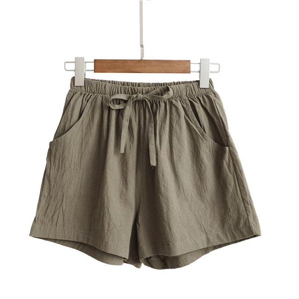 Cotton Linen Shorts