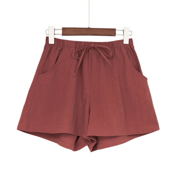 Cotton Linen Shorts