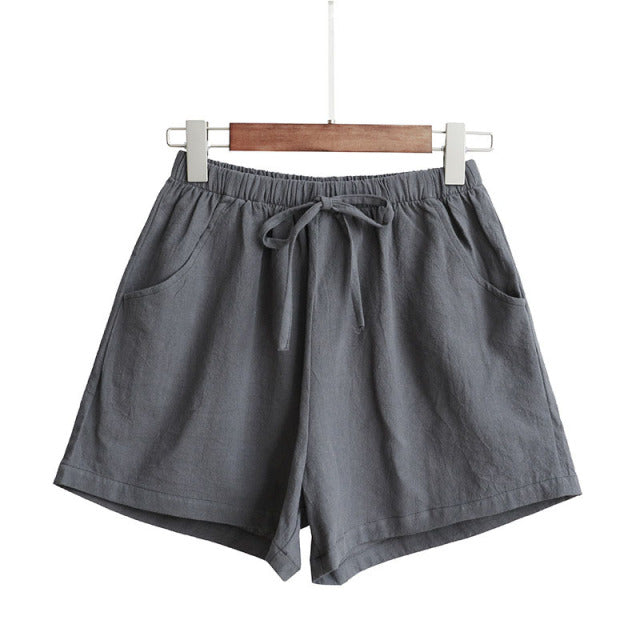 Cotton Linen Shorts