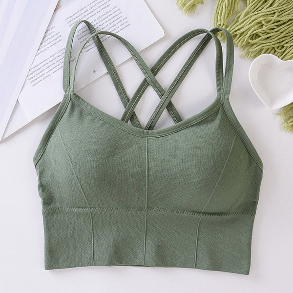 Anti-sweat Shockproof Padded Sports Bra